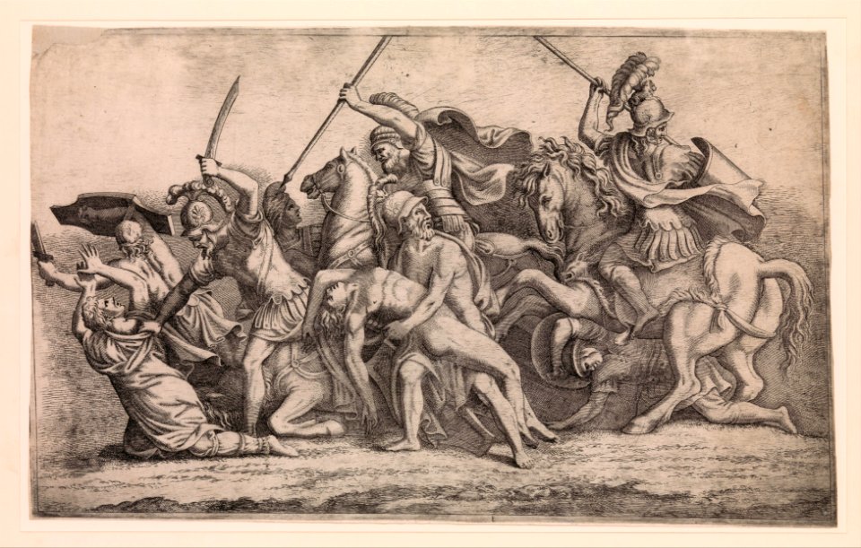 Achilles Removing Patroclus' Body From the Battle MET DP366439