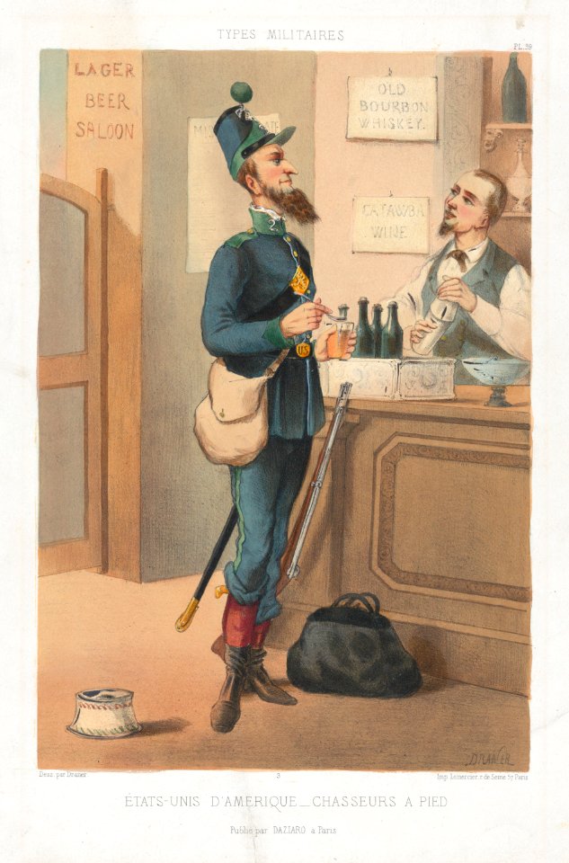 Étast-Unis d'Amerique - Chasseurs à Pied MET DP876987