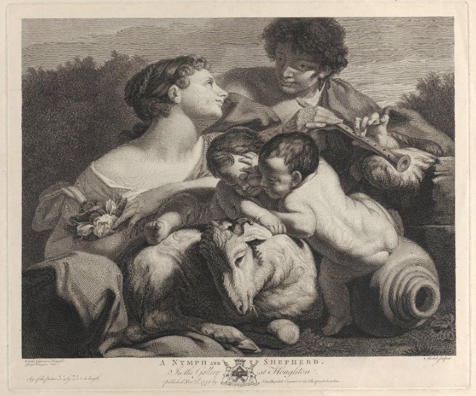 A nymph and shepherd Met DP885694