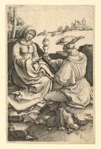 A Nobleman and a Lady Seated in a Landscape (copy) MET DP818987