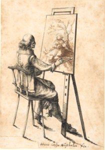 A Painter at his Easel MET DP803368