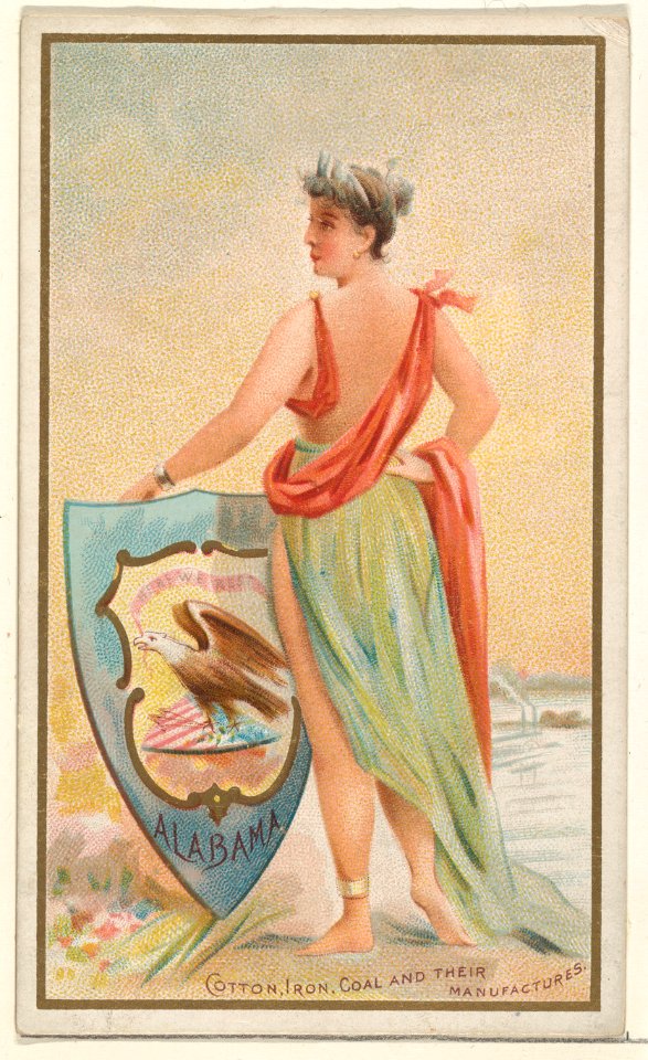 Alabama, from the Industries of States series (N117) issued by Duke Sons & Co. to promote Honest Long Cut Tobacco MET DPB873653
