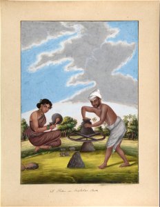 A Potter in Balabar Cast, from Indian Trades and Castes MET DP807532