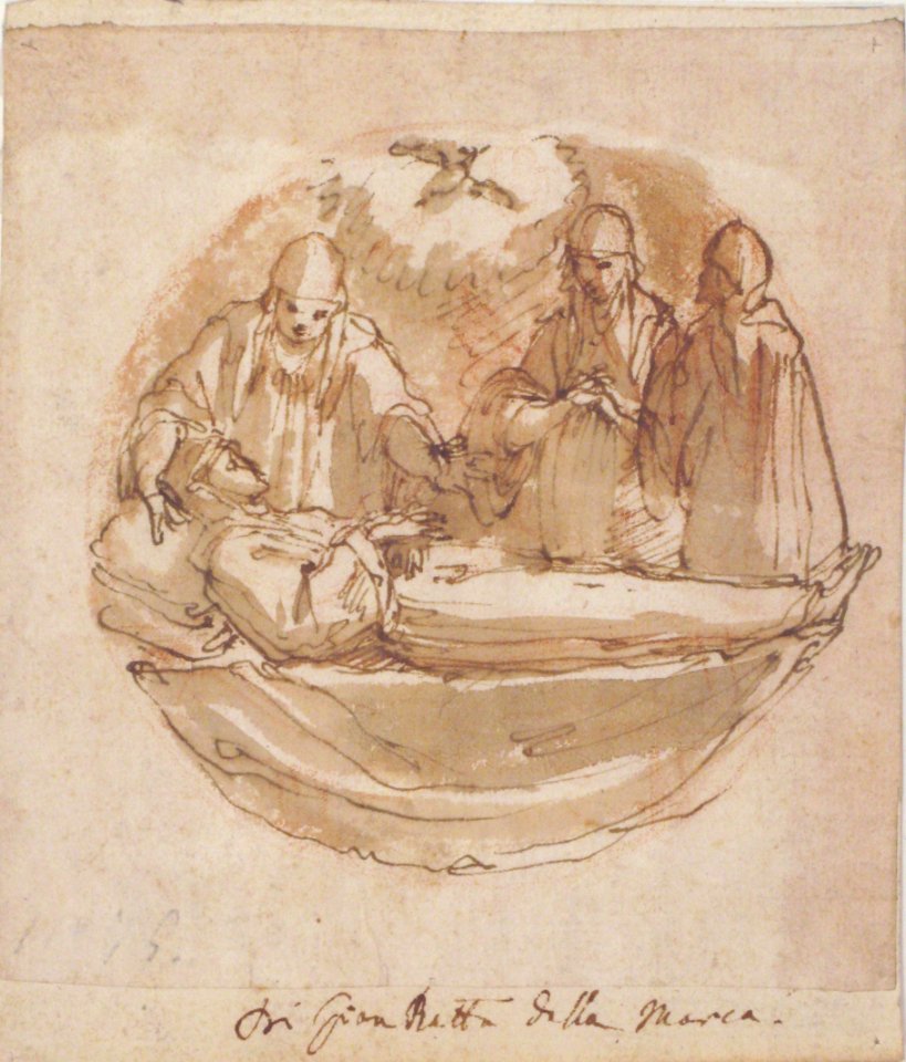 A Nun on Her Deathbed, the Holy Spirit Above MET 62.129.5