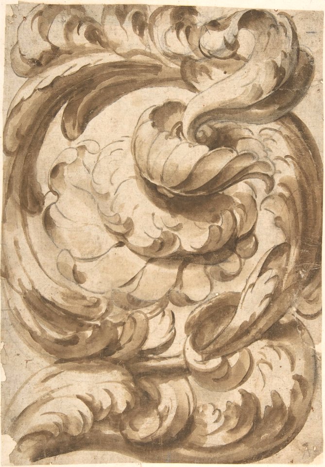 Acanthus Scroll with Rosette MET DP802611