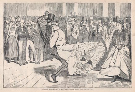 A Parisian Ball – Dancing at the Casino – Drawn by Winslow Homer (Harper's Weekly, Vol. XI) MET DP875297