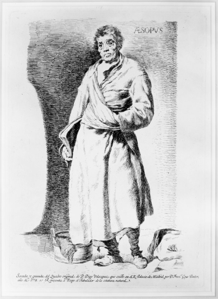 Aesop (Aesopus), from Etchings after Velazquez MET 270267
