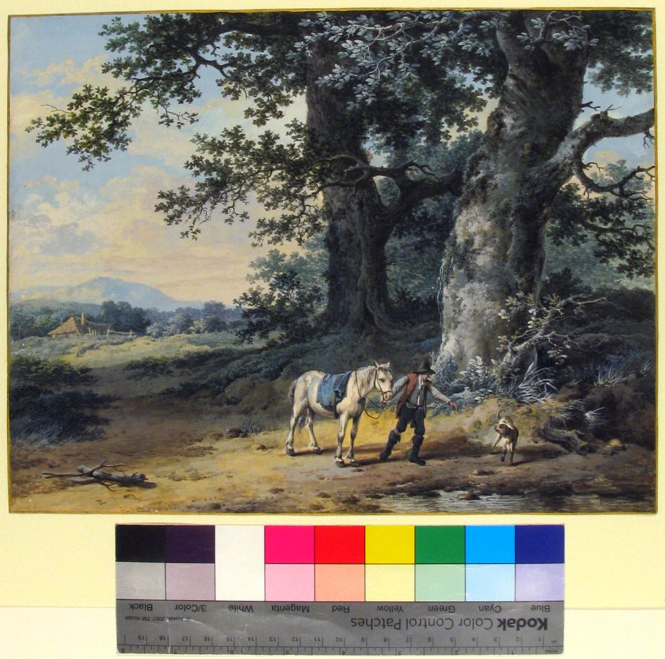 A Peasant Leading his Horse on the Outskirts of a Wood MET 1992.143