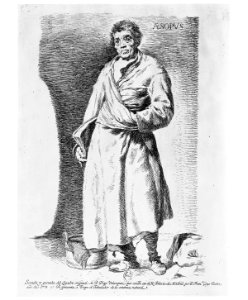 Aesop (Aesopus), from Etchings after Velazquez MET 22XX BG059R1M