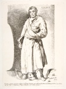 Aesop (Aesopus), from Etchings after Velazquez MET DP816858