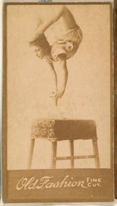 Acrobat, from the Actresses series (N664) promoting Old Fashion Fine Cut Tobacco MET DPB869701