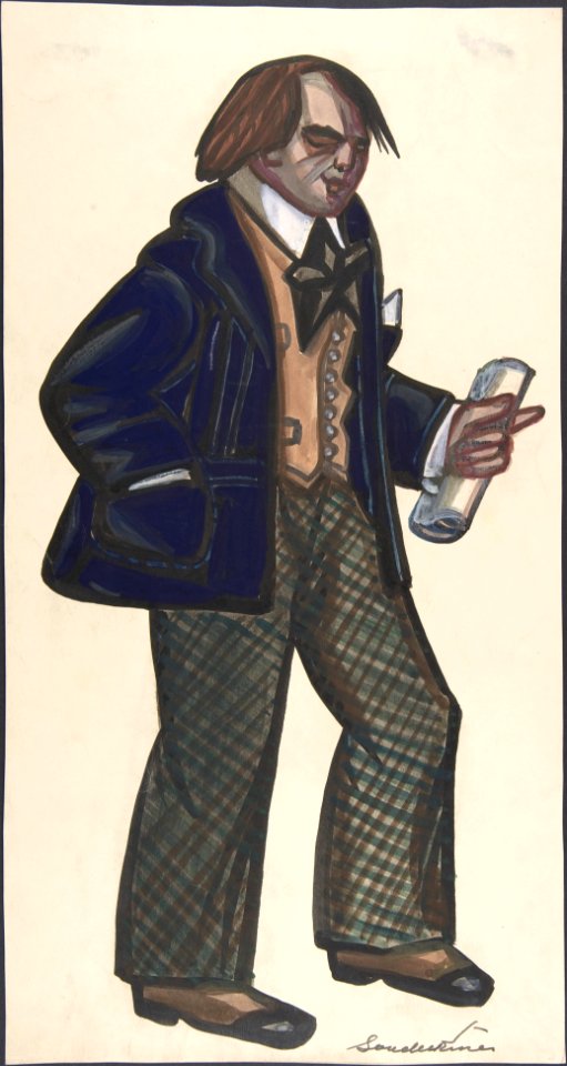 A poet in a blue blazer MET DP804841