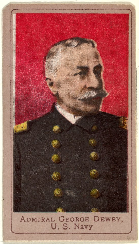 Admiral George Dewey, United States Navy, from the Heroes of the Spanish War series (T175) MET DP842552