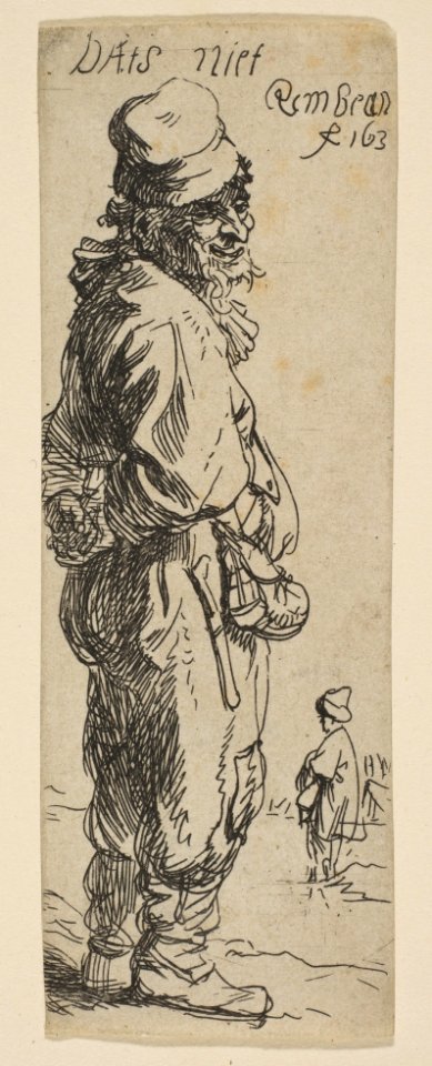 A Peasant Replying- "Dats niet" MET DP814398