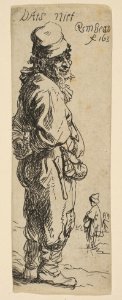 A Peasant Replying- "Dats niet" MET DP814398