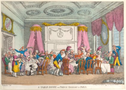 A Table D'Hote or French Ordinary in Paris MET DP883708