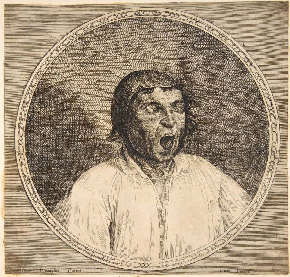 A Peasant Yawning MET DP818321