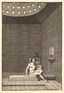 A Turkish Bath (Aubry de La Motraye's "Travels throughout Europe, Asia and into Part of Africa...," London, 1724, vol. I, pl. 10) MET DP824517