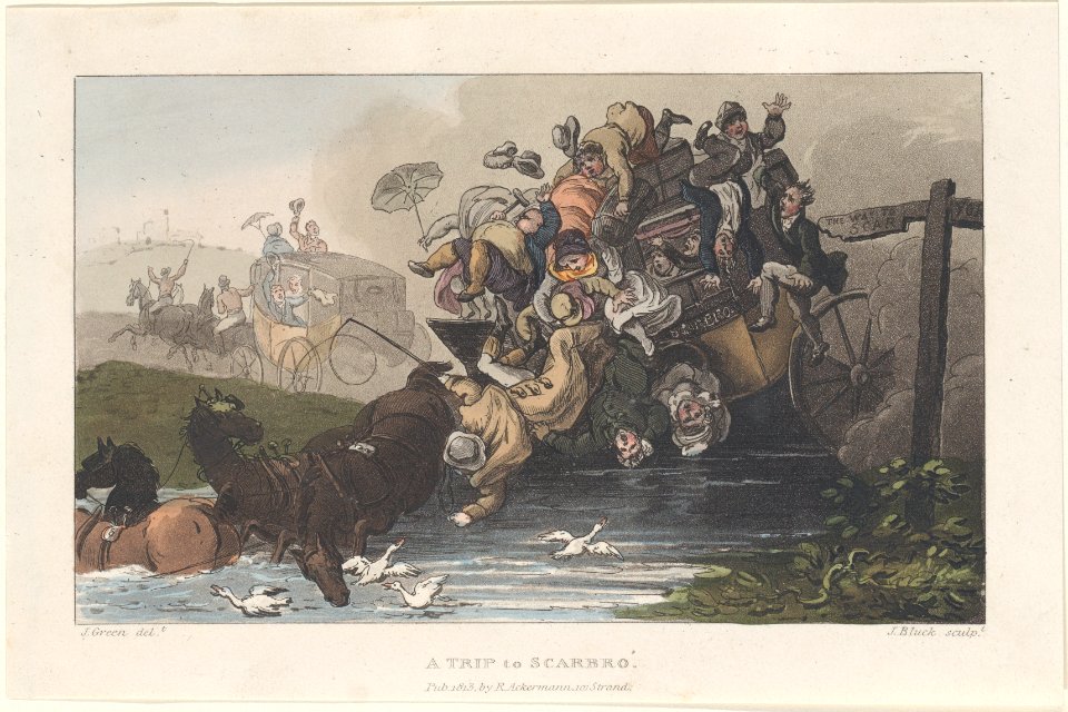 A Trip to Scarbro', from "Poetical Sketches of Scarborough" MET DP883901