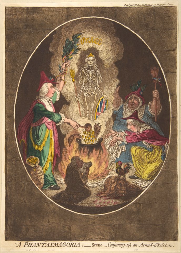 A Phantasmagoria;—Scene–Conjuring-Up an Armed-Skeleton MET DP808175