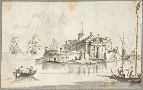 A Port near Venice- Chioggia (?) MET DP810098