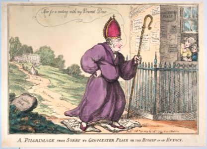 A Pilgrimage from Surry to Gloucester Place or the Bishop is an Extacty MET DP881795