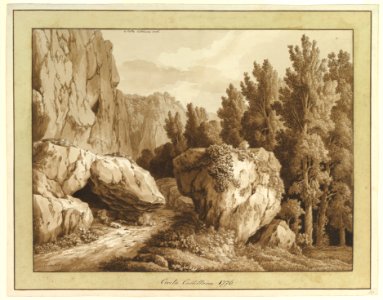 A Rocky Landscape at Civita Castellana MET DP819682