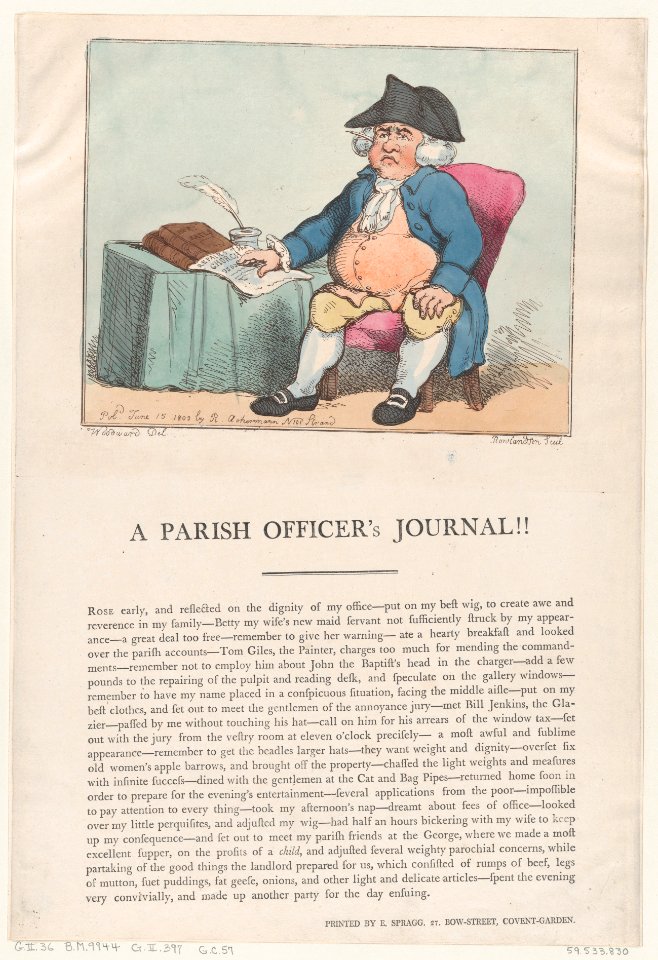 A Parish Officer's Journal!! MET DP873732