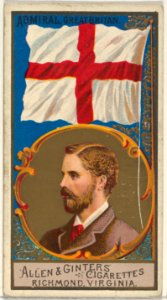 Admiral, Great Britain, from the Naval Flags series (N17) for Allen & Ginter Cigarettes Brands MET DP834919