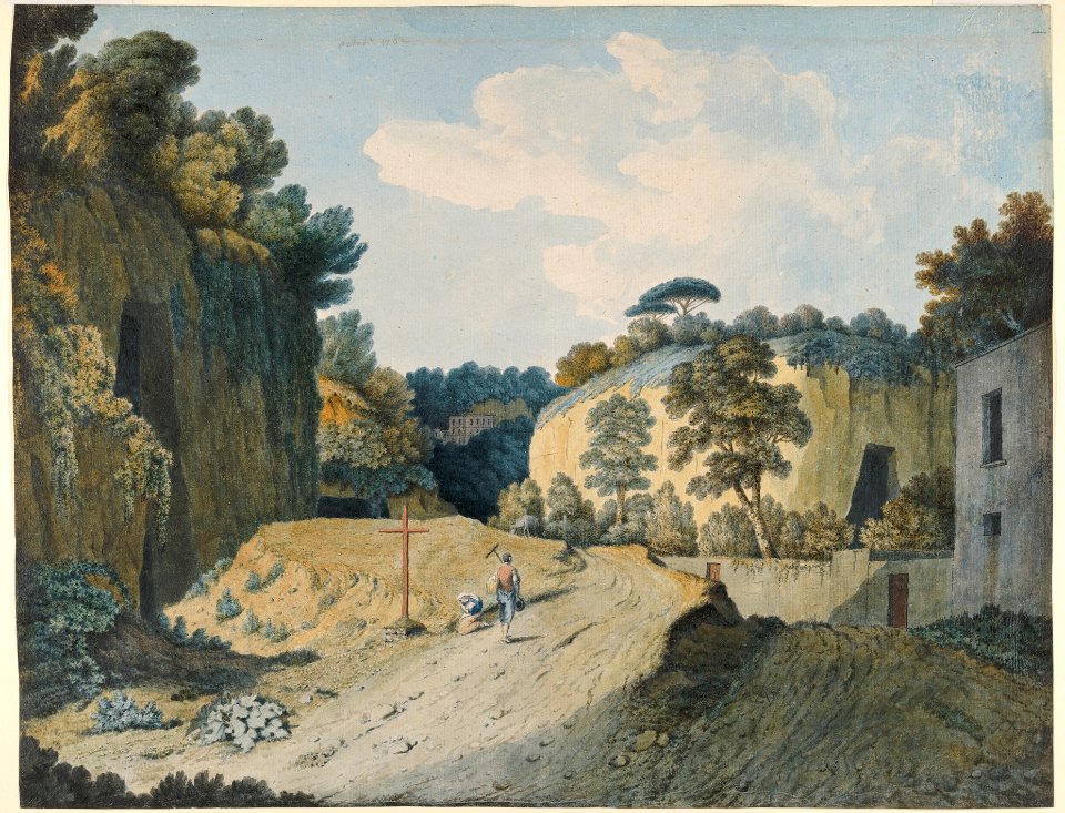 A Road in a Gorge near Naples MET DP832053
