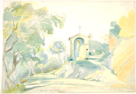 A Roadside Chapel near Tivoli MET DP827287