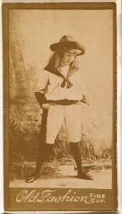 Actress wearing sailor costume, from the Actresses series (N664) promoting Old Fashion Fine Cut Tobacco MET DPB869797
