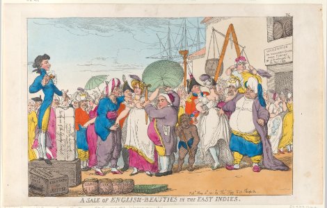 A Sale of English-Beauties in the East Indies Met DP884745