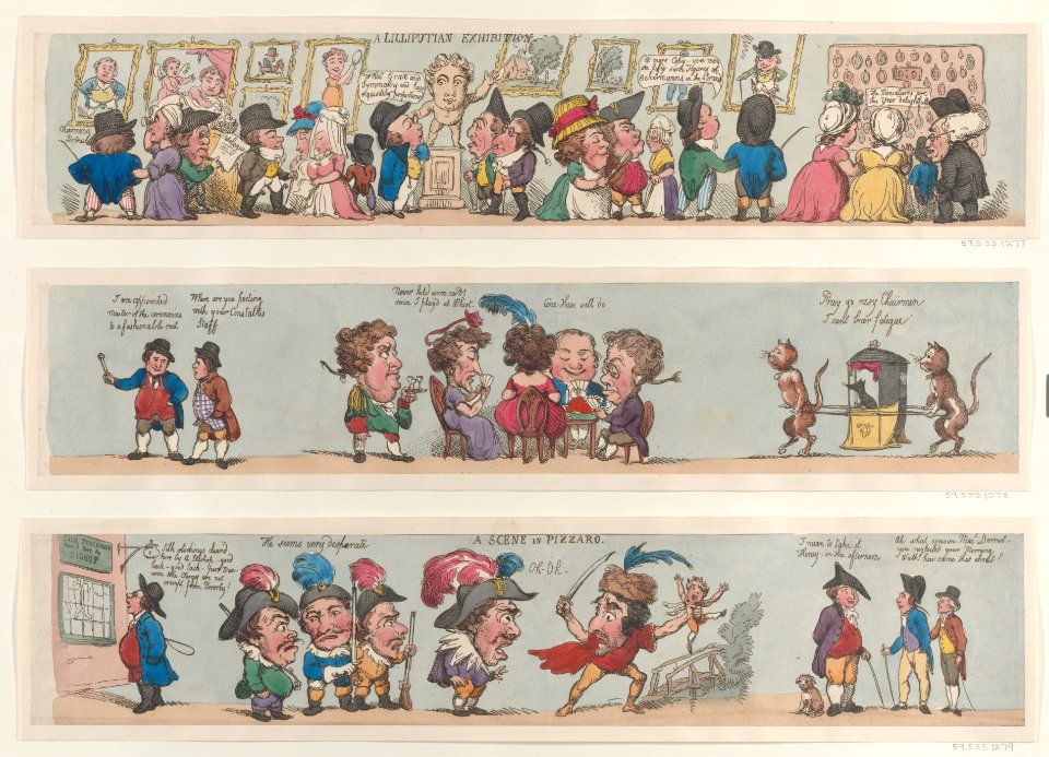 A Scene in Pizzaro, Grotesque Borders for Rooms & Halls Met DP884437