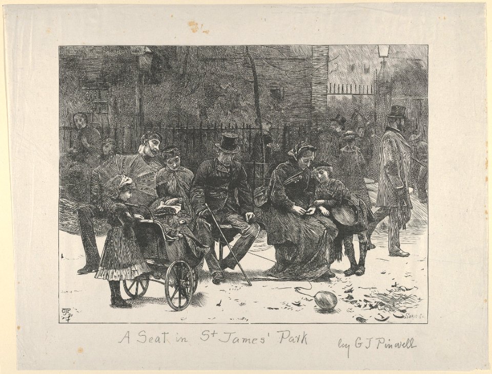 A Seat in St. James' Park MET DP837445