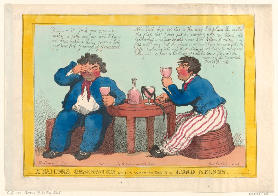A Sailor's Observation on the Lamented Death of Lord Nelson MET DP873803