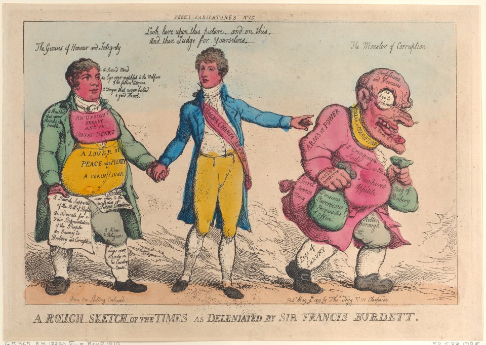 A Rough Sketch of the Times as Delineated by Sir Francis Burdett MET DP883713