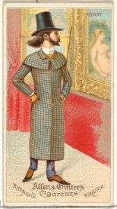Artist, from World's Dudes series (N31) for Allen & Ginter Cigarettes MET DP838514