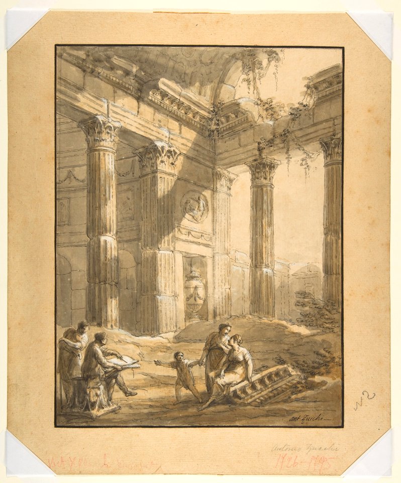 Artist Among Ruins MET DP812306