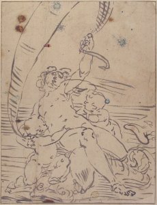 Arion and Two Cupids on a Dolphin MET 87.12.18