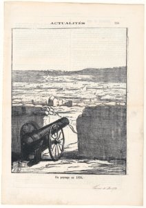 An 1870 landscape, from 'News of the day,' published in Le Charivari, December 10, 1870 MET DP877811