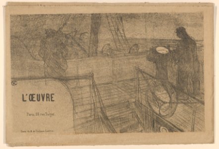 Announcement for the Théâtre de L'Oeuvre MET DP835475