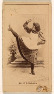 Allie Redpath, from the Actresses series (N245) issued by Kinney Brothers to promote Sweet Caporal Cigarettes MET DP859367