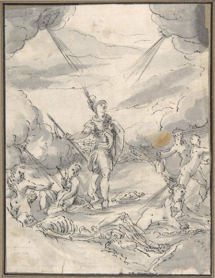 Allegorical Scene (Temptations of a Wealthy Man?) MET DP803083