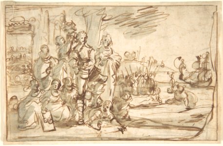 Allegorical Portrait of a Commander and His Wife MET DP800440