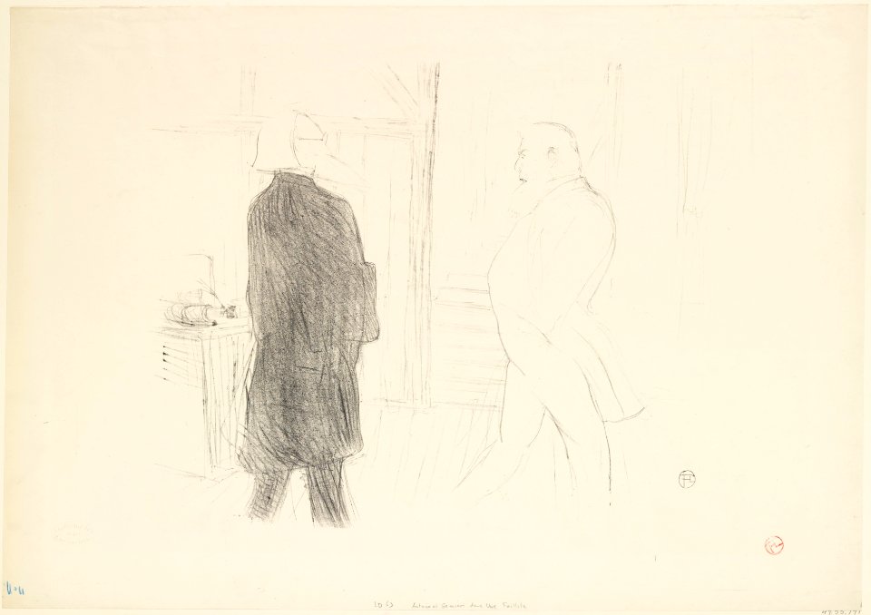 André Antoine and Fermin Gémier in "A Bankruptcy" MET DP234413