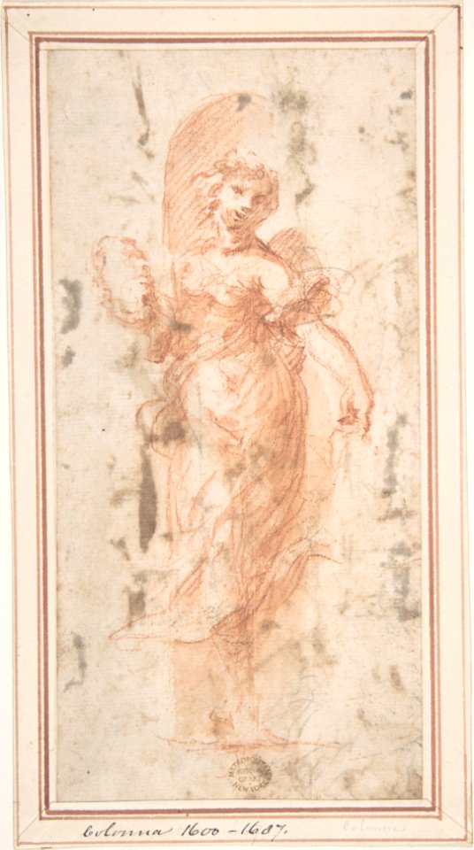 Allegorical Figure with Wreath MET DP802284