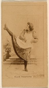 Allie Redpath, from the Actresses series (N245) issued by Kinney Brothers to promote Sweet Caporal Cigarettes MET DP859368