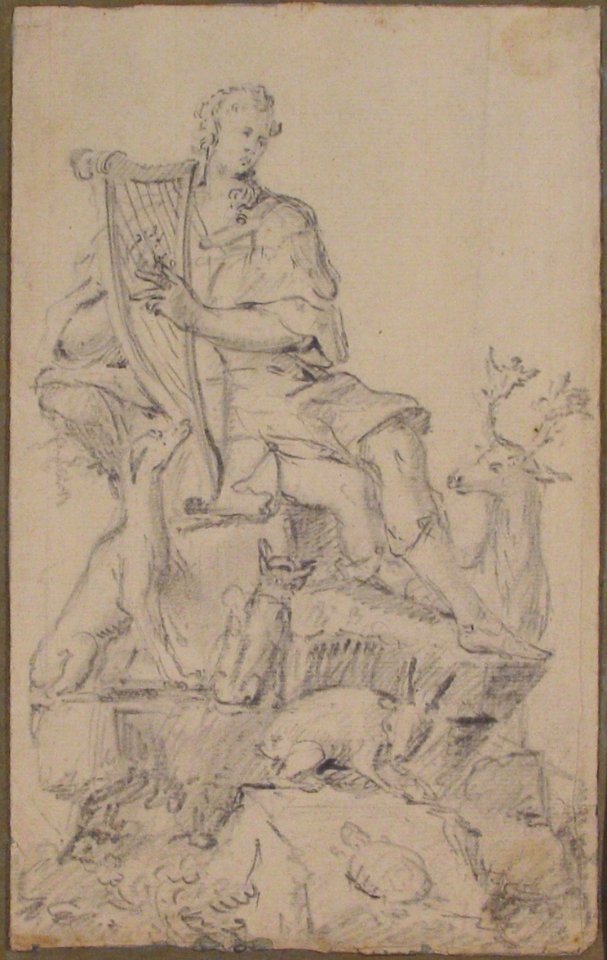 Apollo or Orpheus surrounded by Animals MET 47.57.1