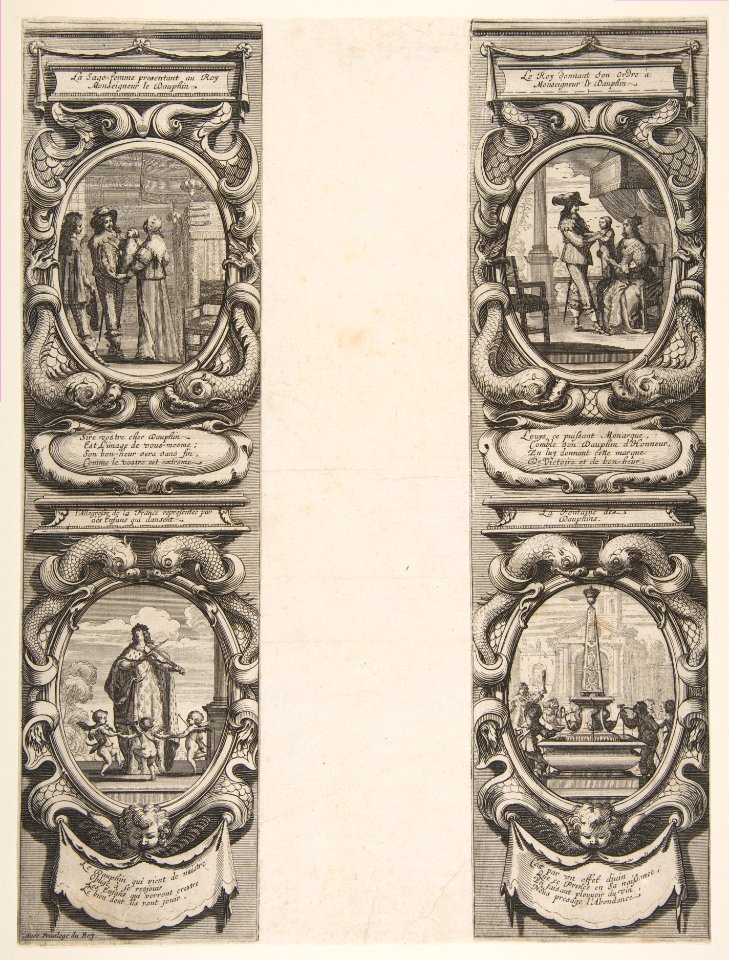 Almanach for 1639- Louis XIII and Anne of Austria entrusting the Kingdom and the Heir Apparent to the Virgin MET DP818045